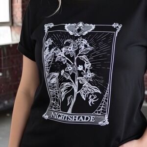 TORRID Nightfall "Nightshade" Graphic Heritage Jersey Tee NWT Size 1X